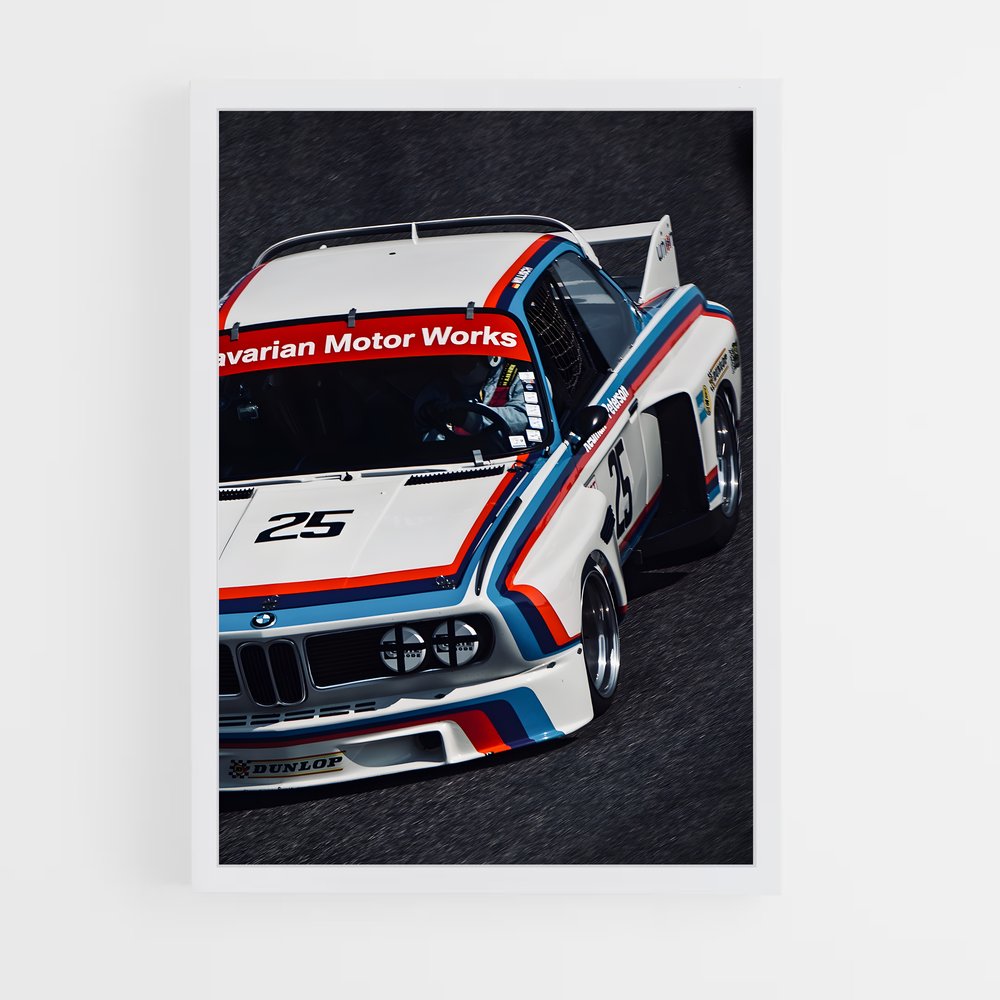 Poster Csl Automobile – affiche BMW (vue 3)